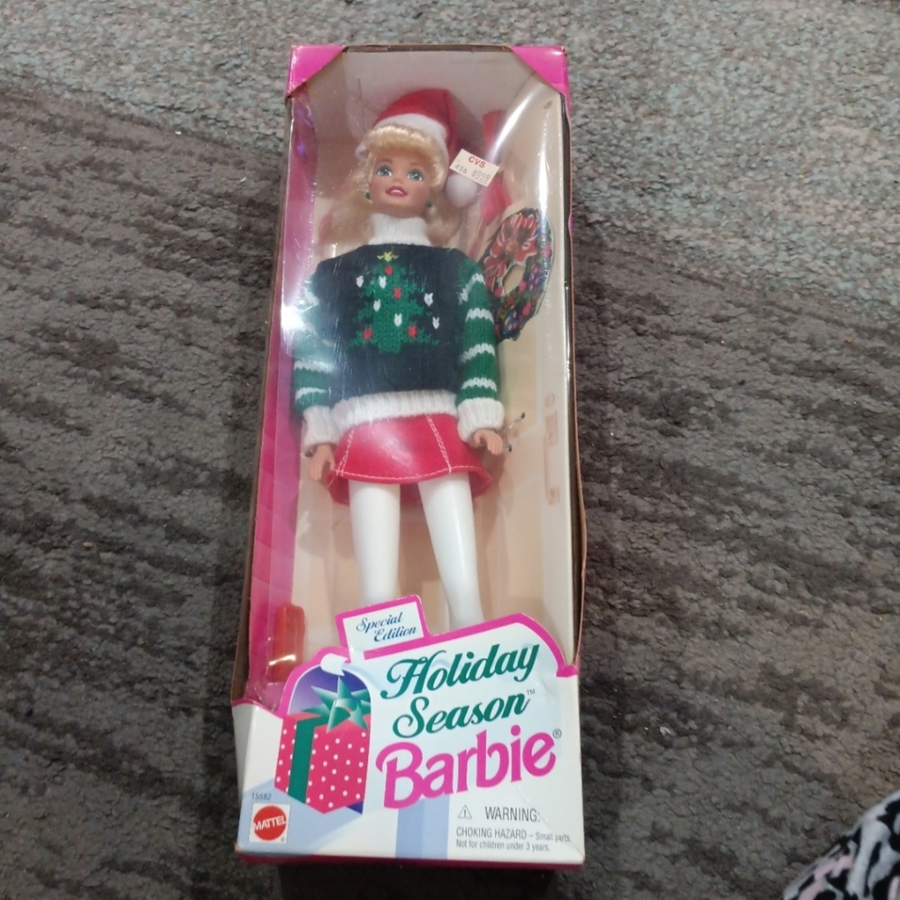 Barbie Holiday Edition with Green and Red Outfit